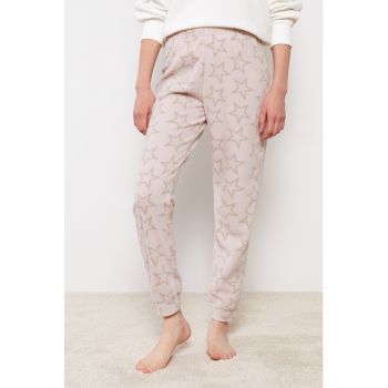 Pantaloni de pijama cu model cu stele
