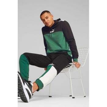 Pantaloni sport regular fit cu model colorblock Essentials