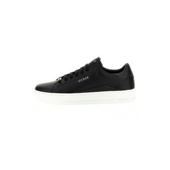Pantofi sport cu detalii de piele