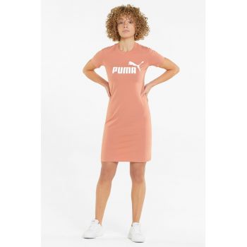 Rochie-tricou cu imprimeu logo Essentials