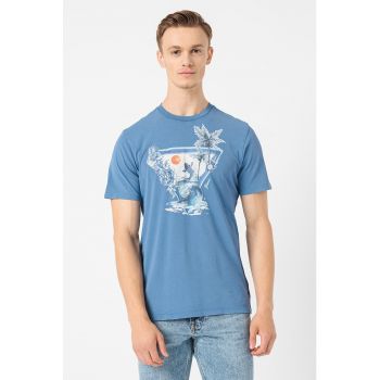 Tricou slim fit cu imprimeu