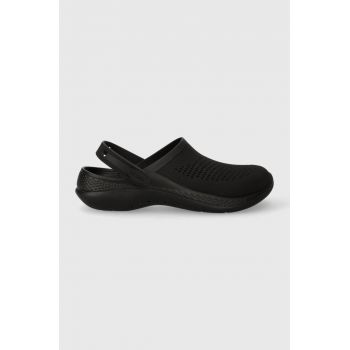 Crocs papuci Literide 360 Clog culoarea negru 206708