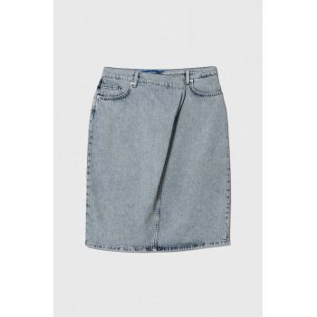 Karl Lagerfeld Jeans fusta jeans mini, creion