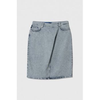 Karl Lagerfeld Jeans fusta jeans mini, creion