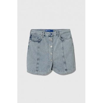 Karl Lagerfeld Jeans fusta jeans mini, drept