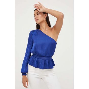 Morgan bluza femei, culoarea albastru marin, neted de firma originala