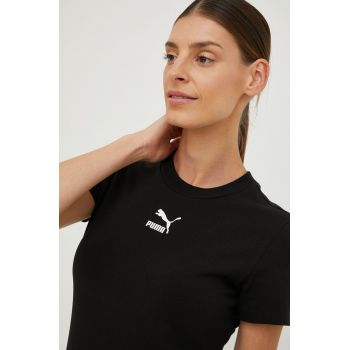 Puma tricou femei, culoarea negru 521651