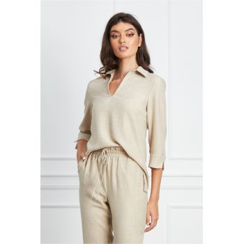 Bluza LaDonna bej vaporoasa