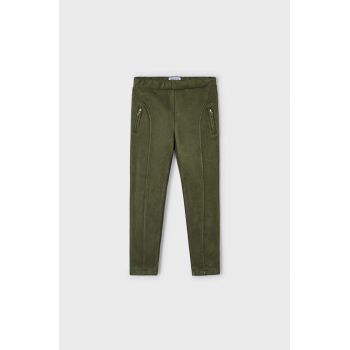 Mayoral pantaloni copii culoarea bej, neted