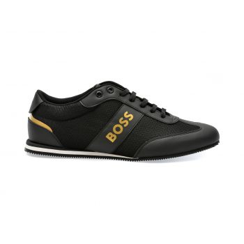 Pantofi BOSS negri, 180, din piele ecologica