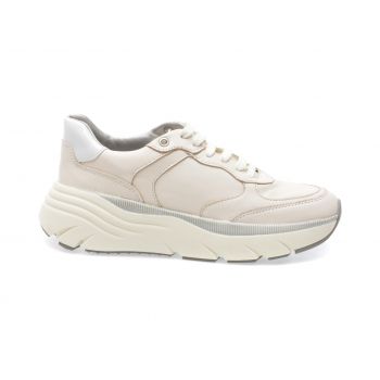 Pantofi GEOX bej, D35UFA, din piele naturala