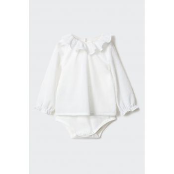Bluza-body cu garnitura cu volan Petunia