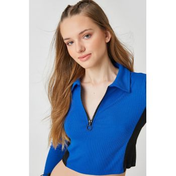 Bluza crop polo