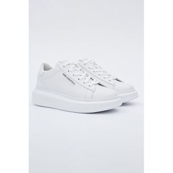 Pantofi sport de piele cu logo discret