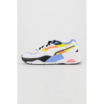 Pantofi sport low-top cu model colorblock TRC Mira Bright