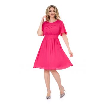 Rochie evazata cu decolteu rotund Nora