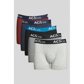 Set de boxeri cu logo in talie - 6 perechi