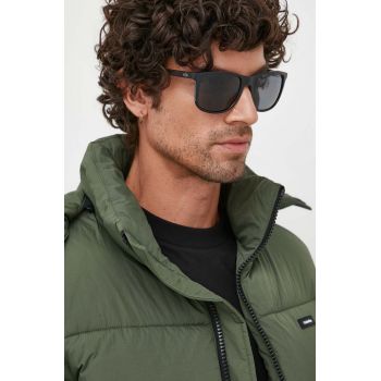 Armani Exchange ochelari de soare barbati, culoarea negru de firma originali