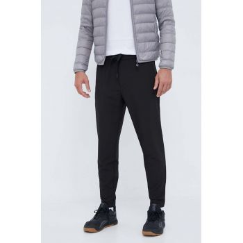 Boss Green pantaloni BOSS GREEN barbati, culoarea negru, mulata