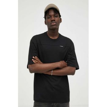 G-Star Raw tricou din bumbac culoarea negru, neted