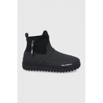 Karl Lagerfeld pantofi Vostok barbati, culoarea negru