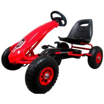 Kart cu pedale R-Sport Gokart roti gonflabile G4 rosu de firma original