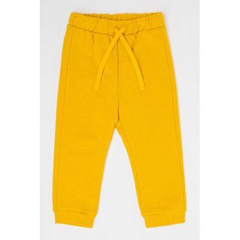 Pantaloni sport conici cu snur