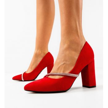 Pantofi dama Pherick Rosii