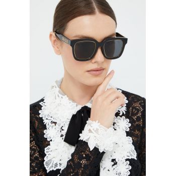 Gucci ochelari de soare femei, culoarea negru de firma originali