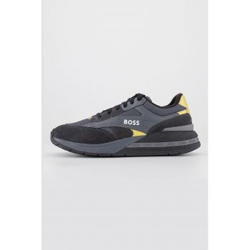 Pantofi sport cu insertii de piele intoarsa Kurt Runn
