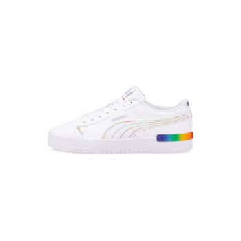 Pantofi sport de piele ecologica Jada Rainbow