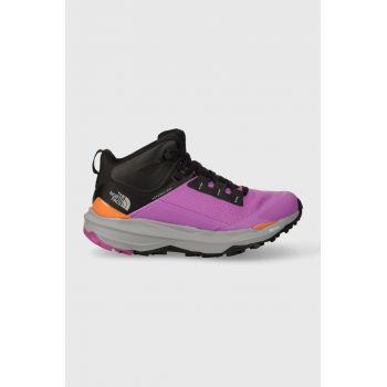 The North Face pantofi Vectiv Exploris 2 Mid Futurelight femei, culoarea violet, izolare usoara de firma originala