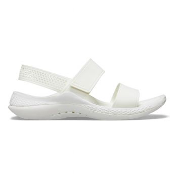 Sandale Crocs Women’s LiteRide 360 Sandal Alb - Almost White ieftine