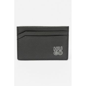 Portcart de piele cu aspect texturat