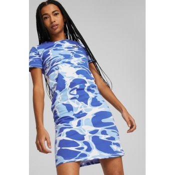 Rochie-tricou cu decolteu la baza gatului