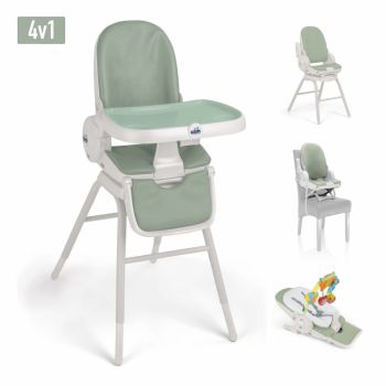 Scaun de masa pliabil 4 in 1 Cam Original pentru bebelusi si copii 0-14 ani mint