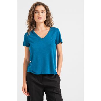 Tricou cu decolteu in V Noel