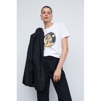 Tricou de bumbac cu imprimeu foto Blondie