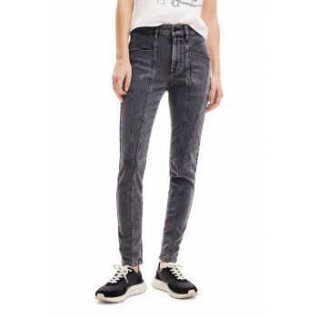 Desigual jeansi femei, culoarea negru ieftini