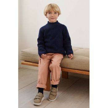 Liewood pulover de lână pentru copii culoarea albastru marin ieftin