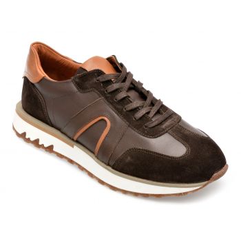 Pantofi GRYXX maro, MS3002, din piele naturala de firma originali