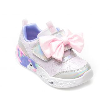 Pantofi SKECHERS multicolor, S LIGHTS-UNICORN CHA, din piele ecologica
