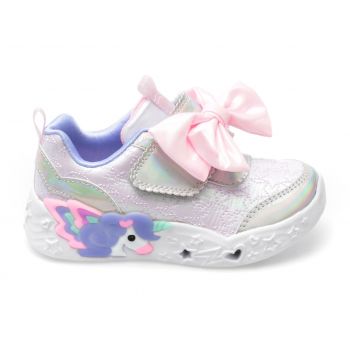 Pantofi SKECHERS multicolor, S LIGHTS-UNICORN CHA, din piele ecologica