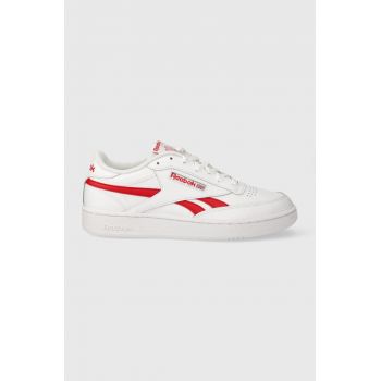 Reebok Classic sneakers din piele CLUB C culoarea alb 100032880