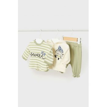 Mayoral Newborn compleu bebe culoarea verde