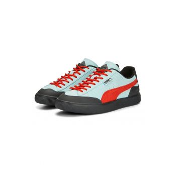 Pantofi sport de piele intoarsa cu detalii de cauciuc Clyde