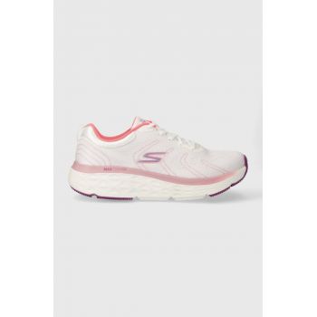 Skechers pantofi de antrenament Max Cushioning Delta culoarea alb