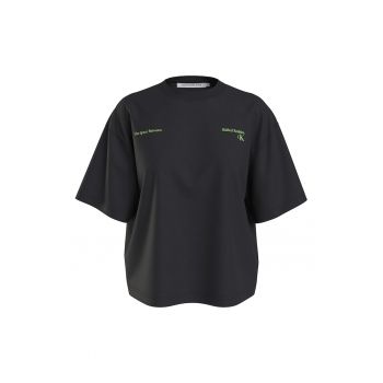 Tricou relaxed fit cu imprimeu