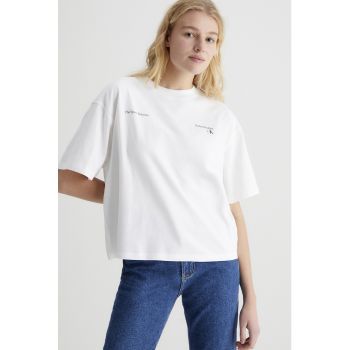 Tricou relaxed fit cu imprimeu