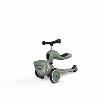 Trotineta copii cu sezut Scoot and Ride transformabila 2 in 1 HighwayKick 1 Lifestyle Greenlines 1-5 ani